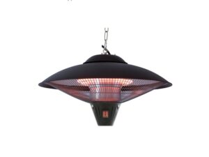 פטריית חימום חשמלית לתליה 900W/1200W/2100W גימור שחור